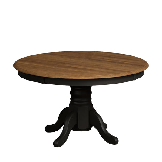 Whatley 120cm Oak and Black Painted Dining Table
