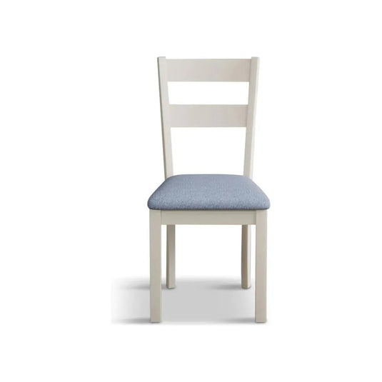 Faversham Cream Chair (Pair) Faversham Sky Blue Fabric 