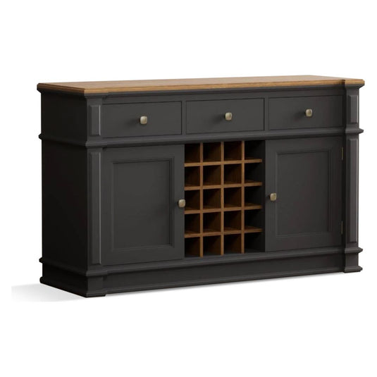 Bewley Oak and Charcoal Grey Painted Large Sideboard