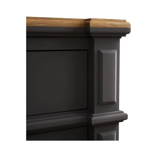 Bewley Oak and Charcoal Grey Painted Large Sideboard