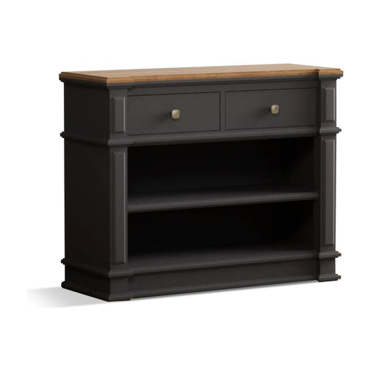 Bewley Oak and Charcoal Grey Painted Console Table