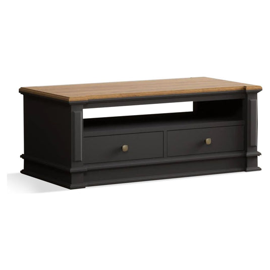 Bewley Oak and Charcoal Grey Painted Coffee Table