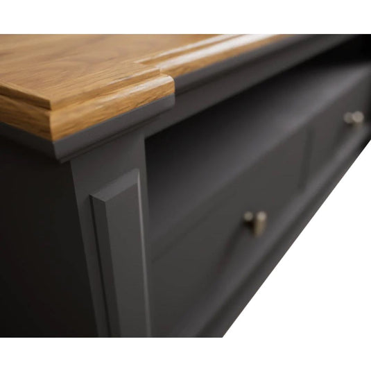 Bewley Oak and Charcoal Grey Painted Coffee Table