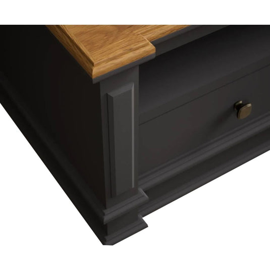 Bewley Oak and Charcoal Grey Painted Coffee Table