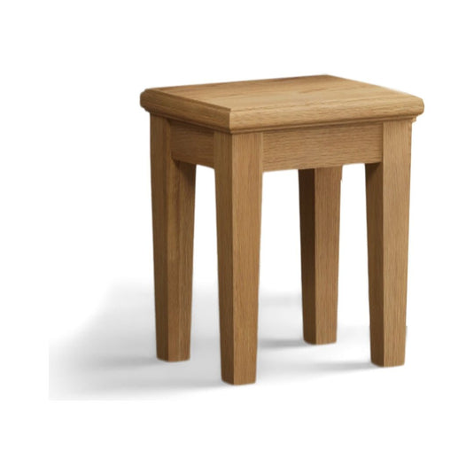 Bewley Solid Oak Dressing Table Stool Stool Bewley 