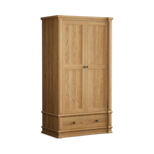 Bewley Solid Oak Double Wardrobe Storage Bewley 