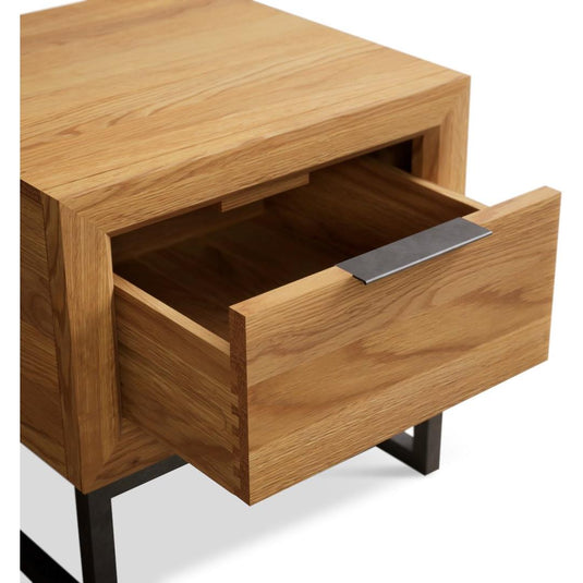 Loft Solid Oak Lamp Table Side Tables Loft 