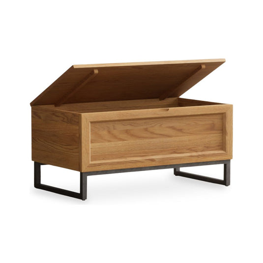 Attica Solid Oak Blanket Box