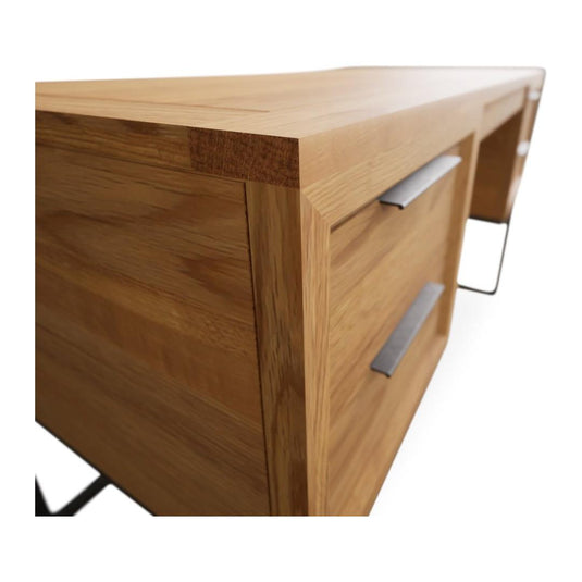 Loft Solid Oak Computer Desk Desks Loft 