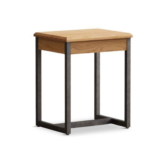 Attica Solid Oak Dressing Table Stool