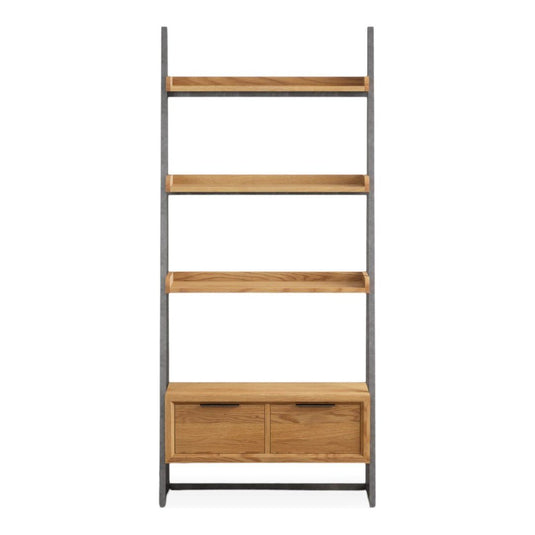 Loft Solid Oak Open Bookcase Bookcases Loft 