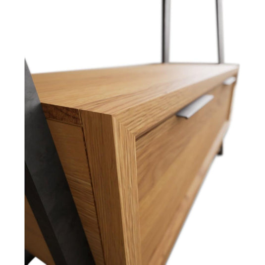 Loft Solid Oak Open Bookcase Bookcases Loft 