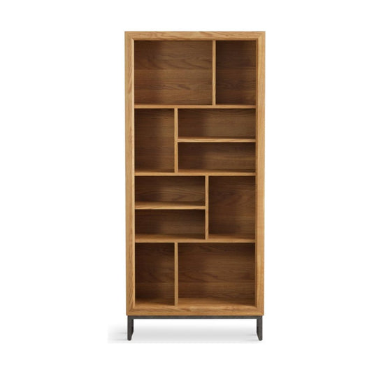 Loft Solid Oak Tall Bookcase Bookcases Loft 
