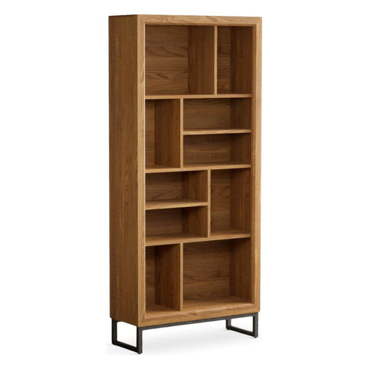 Loft Solid Oak Tall Bookcase Bookcases Loft 