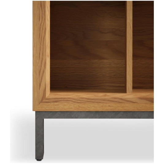 Loft Solid Oak Tall Bookcase Bookcases Loft 