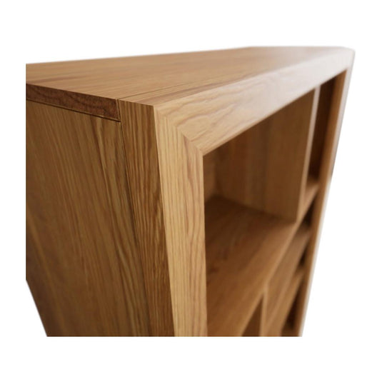 Loft Solid Oak Tall Bookcase Bookcases Loft 