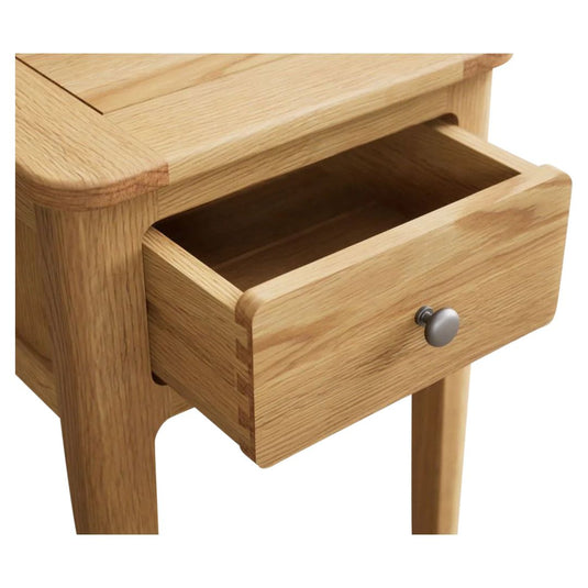 Sheringham Solid Oak Bedside Table