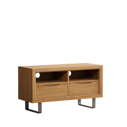 Paxton Solid Oak Small TV Cabinet