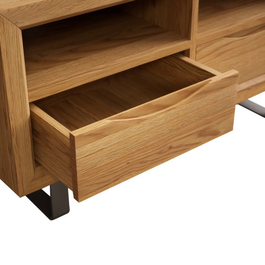 Paxton Solid Oak Small TV Cabinet