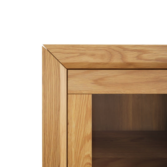 Paxton Solid Oak Glazed Display Cabinet