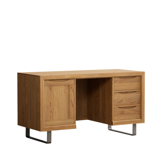 Paxton Solid Oak Computer Desk