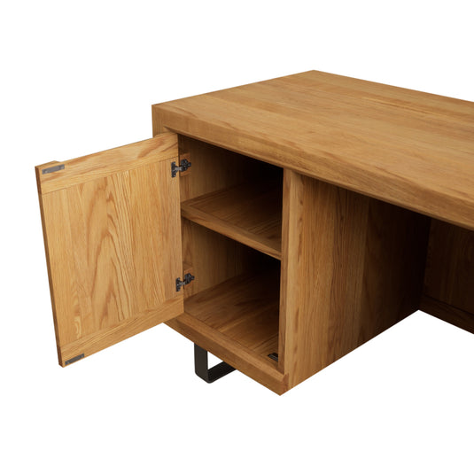 Paxton Solid Oak Computer Desk
