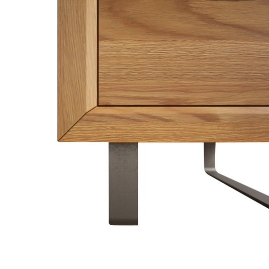 Paxton Solid Oak 5 Drawer Tallboy Chest