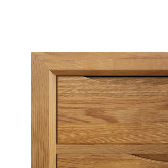 Paxton Solid Oak Wide Chest Of Drawers