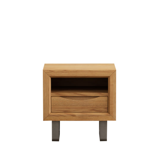Paxton Solid Oak 1 Drawer Bedside/Lamp Table