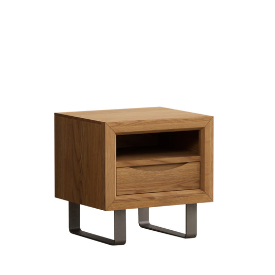 Paxton Solid Oak 1 Drawer Bedside/Lamp Table