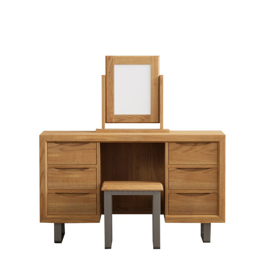 Paxton Solid Oak Dressing Table Set