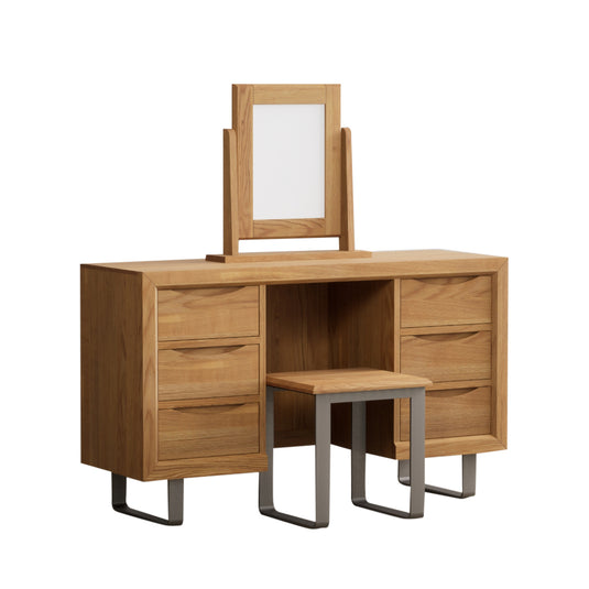 Paxton Solid Oak Dressing Table Set