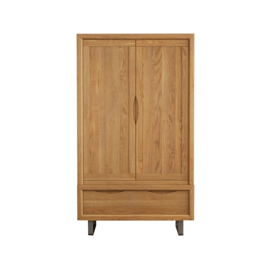 Paxton Solid Oak Double Wardrobe