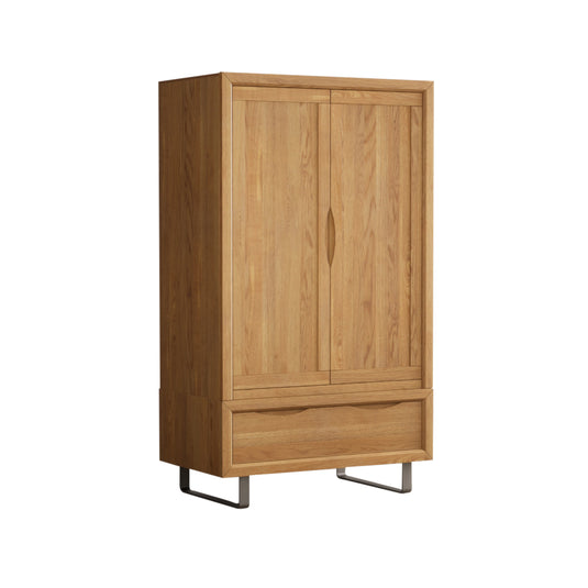 Paxton Solid Oak Double Wardrobe
