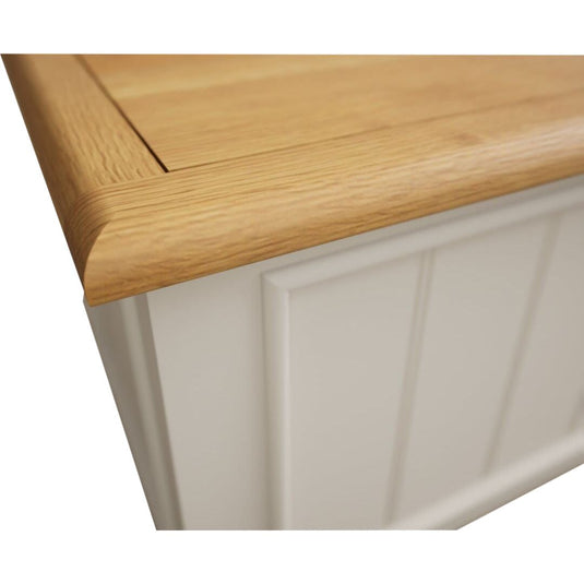 Hemsby Oak and Soft White Painted Blanket Box