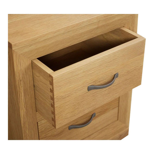 Bellingham Solid Oak 2 Drawer Bedside Chest