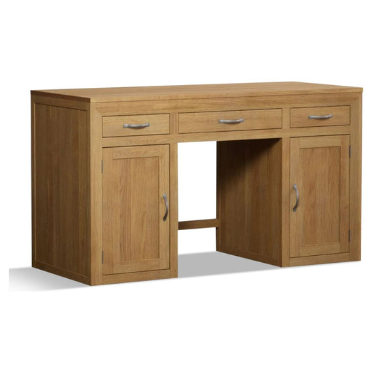 Bellingham Solid Oak Large Computer Desk