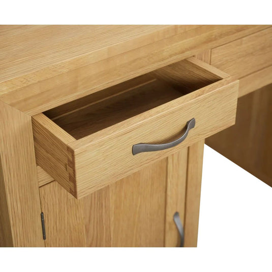 Bellingham Solid Oak Large Computer Desk