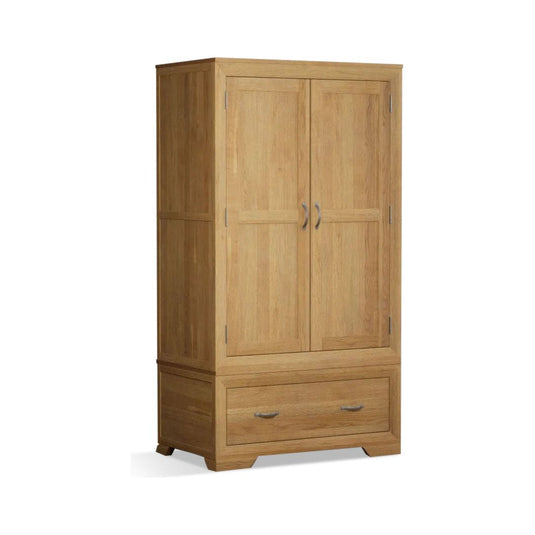 Bellingham Solid Oak Double Wardrobe