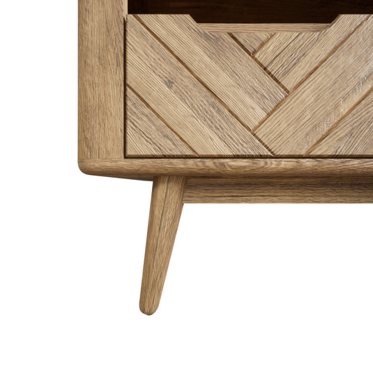 Carson Solid Oak Small TV Cabinet