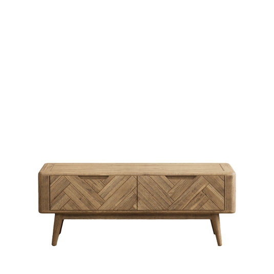 Carson Solid Oak 4 Drawer Storage Coffee Table