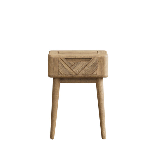 Carson Solid Oak Bedside Table / Lamp Table