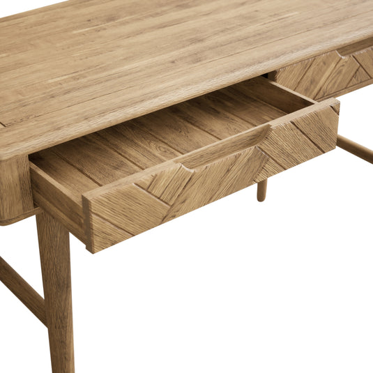 Carson Solid Oak Dressing Table / Computer Desk