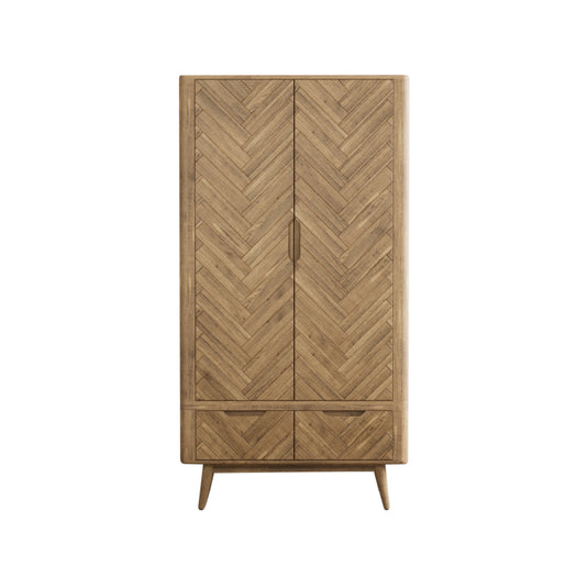Carson Solid Oak Double Wardrobe