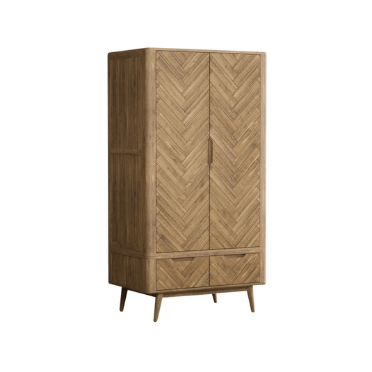 Carson Solid Oak Double Wardrobe