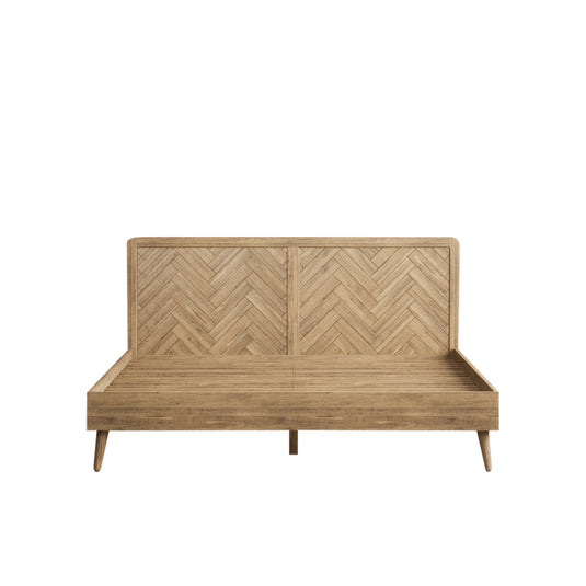 Carson Solid Oak Super King Bed