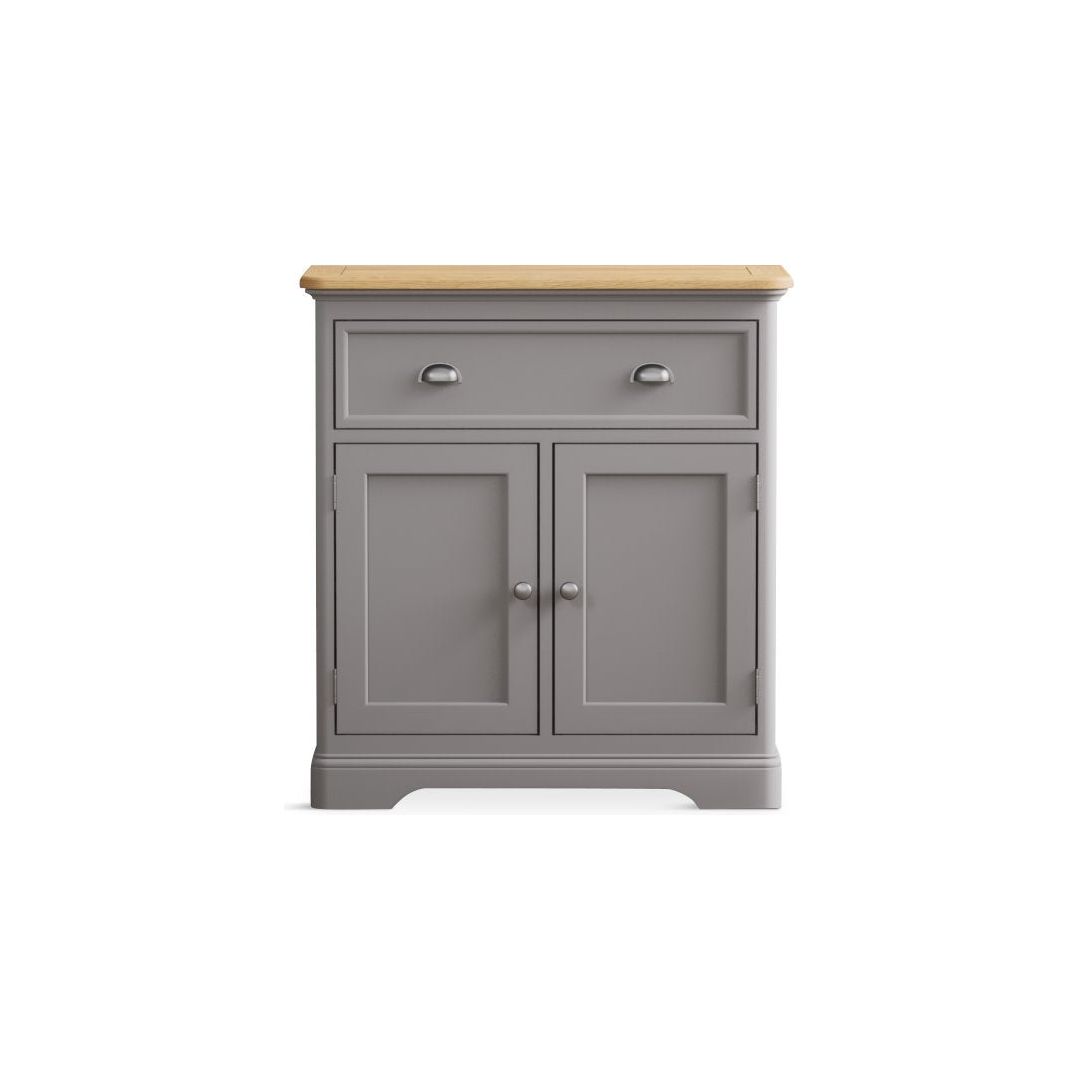 Oak Light Grey Painted Hallway Sideboard