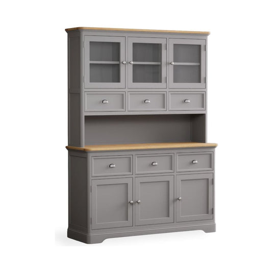 Bridstow Oak and Light Grey Painted Large Dresser Dresser Bridstow 