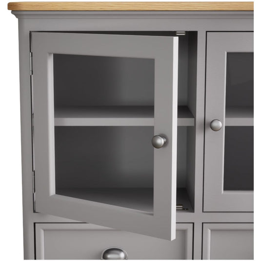 Ashton Oak and Light Grey Painted Small Dresser