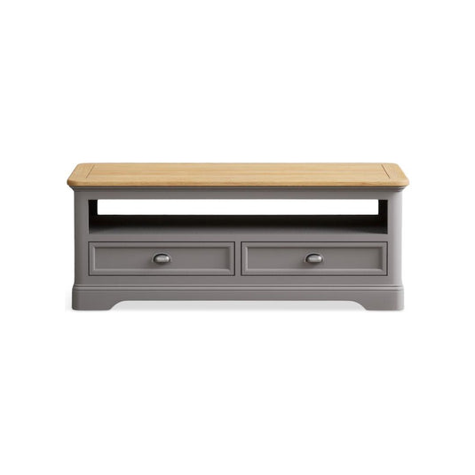 Bridstow Oak and Light Grey Painted 4 Drawer Coffee Table Occasionals Bridstow 